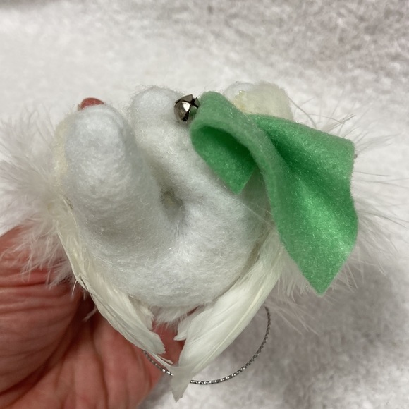 2008 bradford editions snow flake angel babies nap time feather wing ornament - Picture 6 of 6